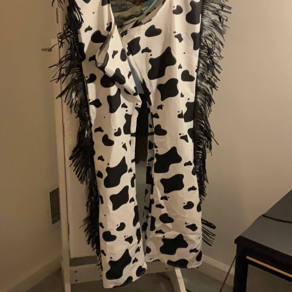 Cow Print Chaps NWT